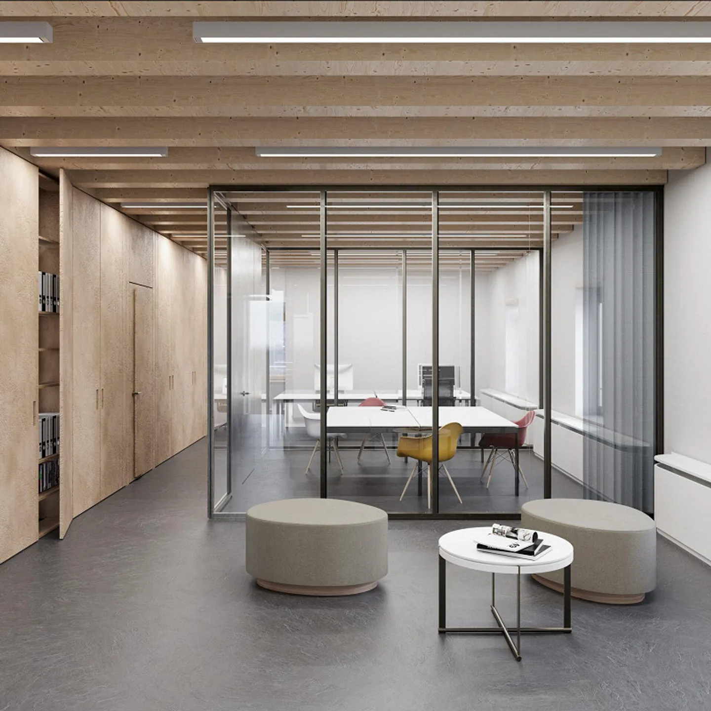 Stazione FFS Giubiasco: Ufficio/Studio con superficie modulabile di circa 145 m2 (certificazione SNBS) - Foto 3 di 5