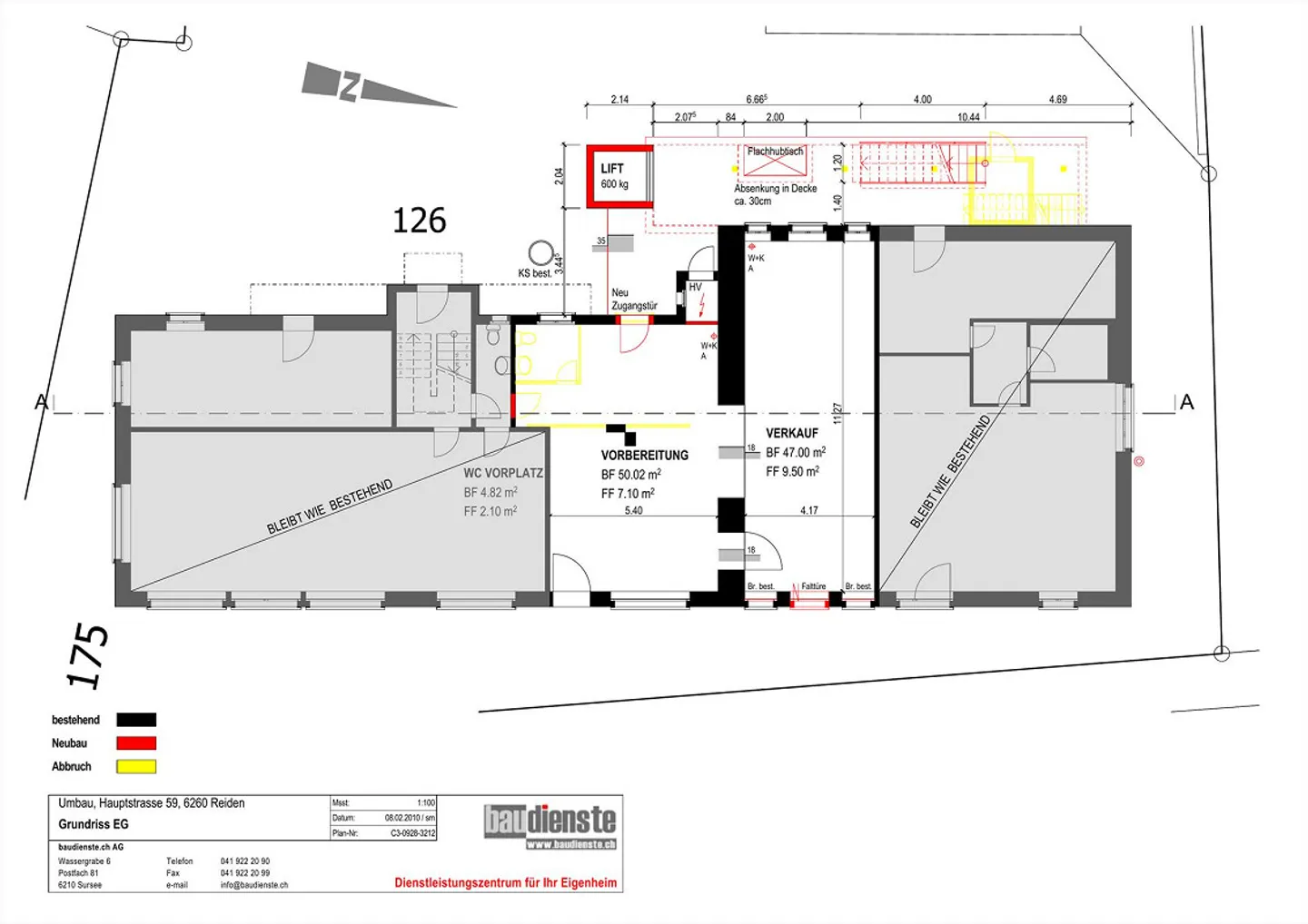 Gewerbefläche im Zentrum von Reiden - Foto 5 von 5