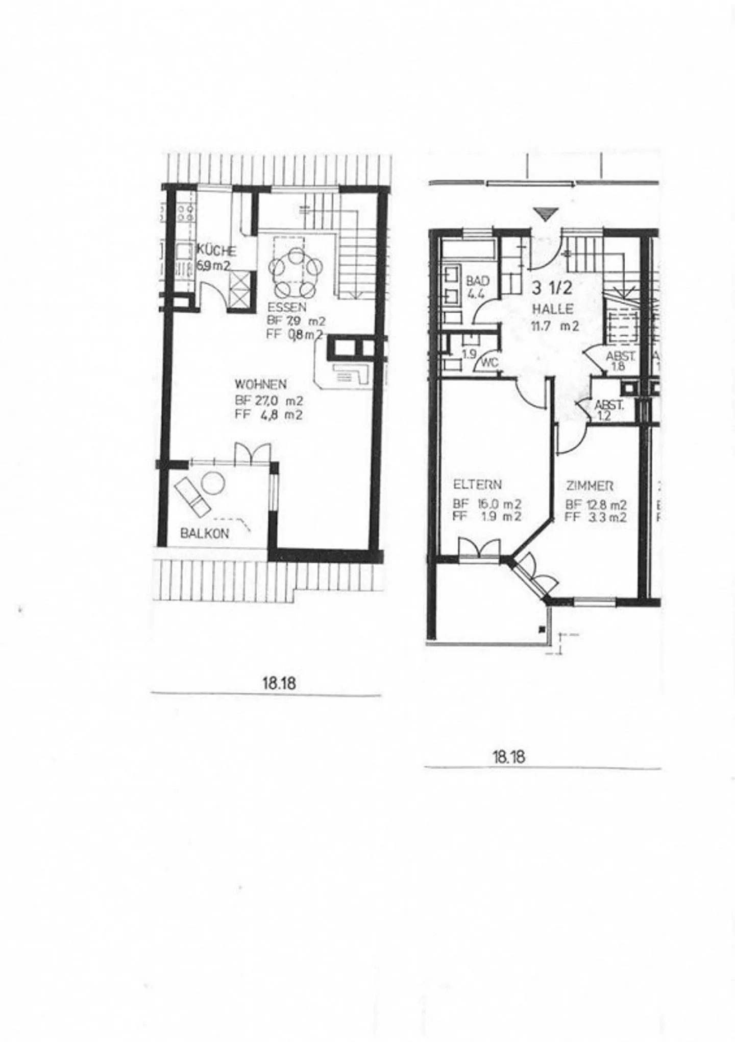 Appartement en duplex de 3,5 pièces dans un emplacement calme et ensoleillé - Photo 8 sur 8