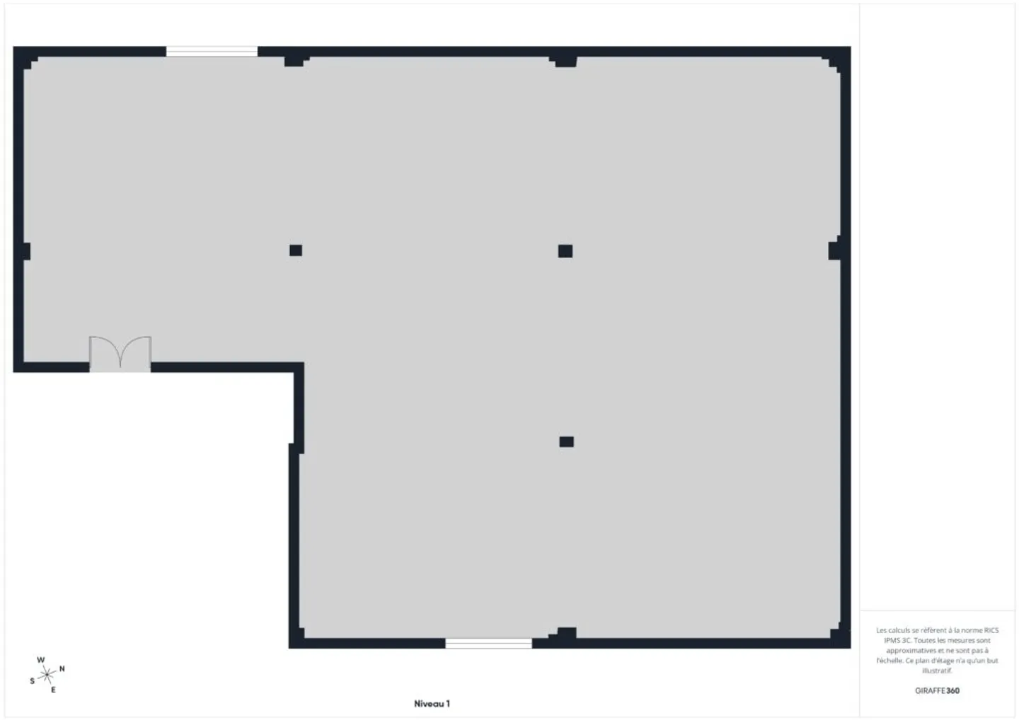 Storage area of approximately 395 m2 on the 2nd floor with freight elevator - Photo 3 of 4