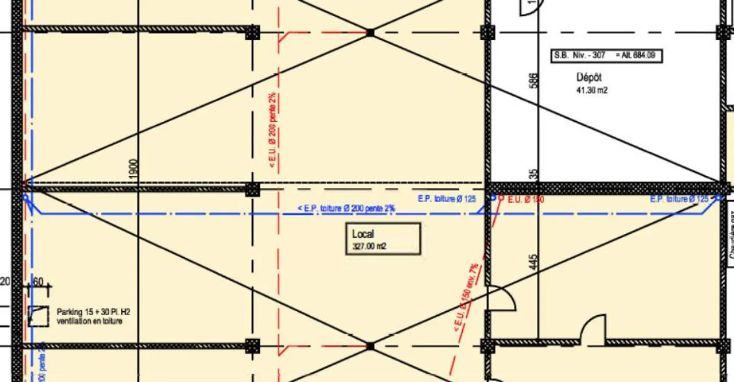 327m² Workshop for Rent - Ground Floor - Direct Access - Photo 4 of 4