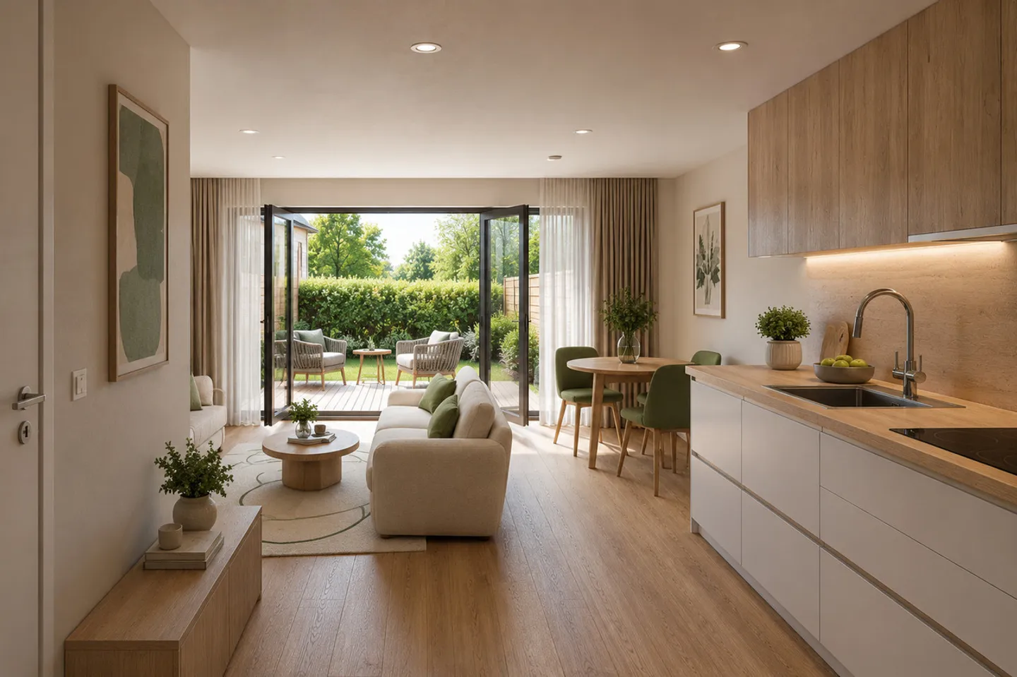 Wohnung nach Plan, 2 Zimmer mit privatem Garten und Terrasse - Foto 2 von 2