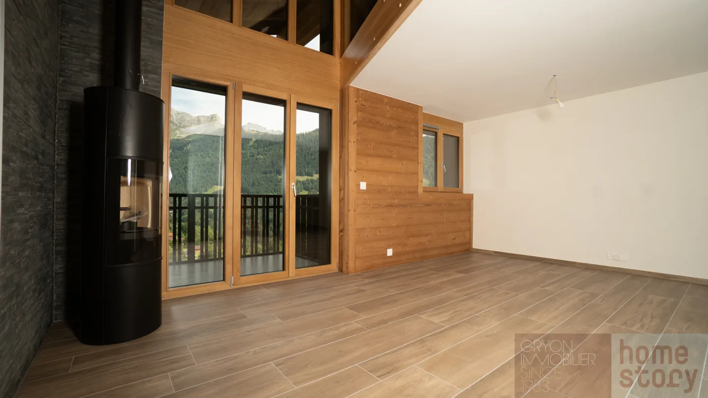 Elegante duplex alpino, 140 m² abitabili + garage, vicino a Barboleuse - Foto 4 di 15