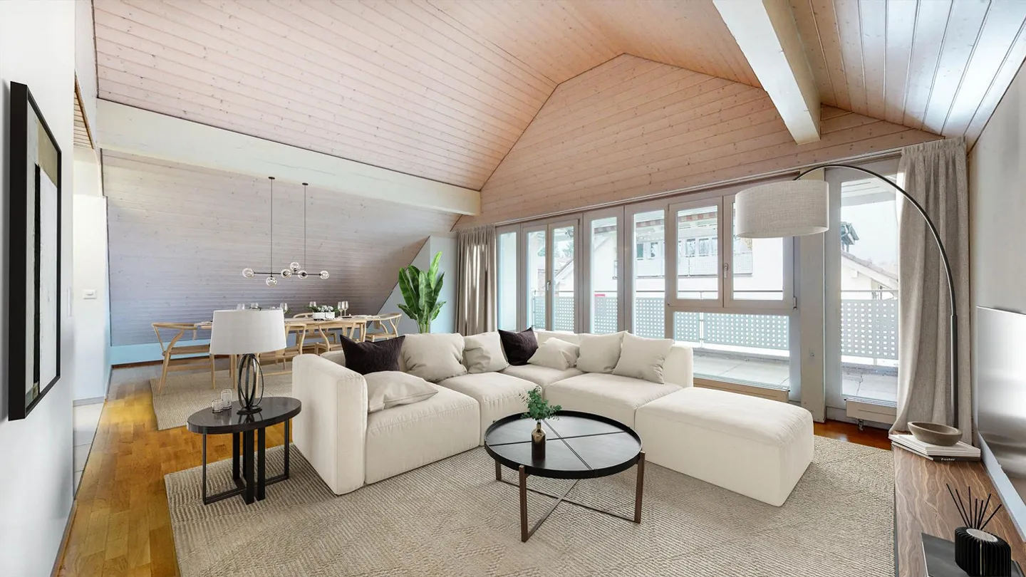 Moderne Wohnung mit Schlossblick - Foto 4 von 9