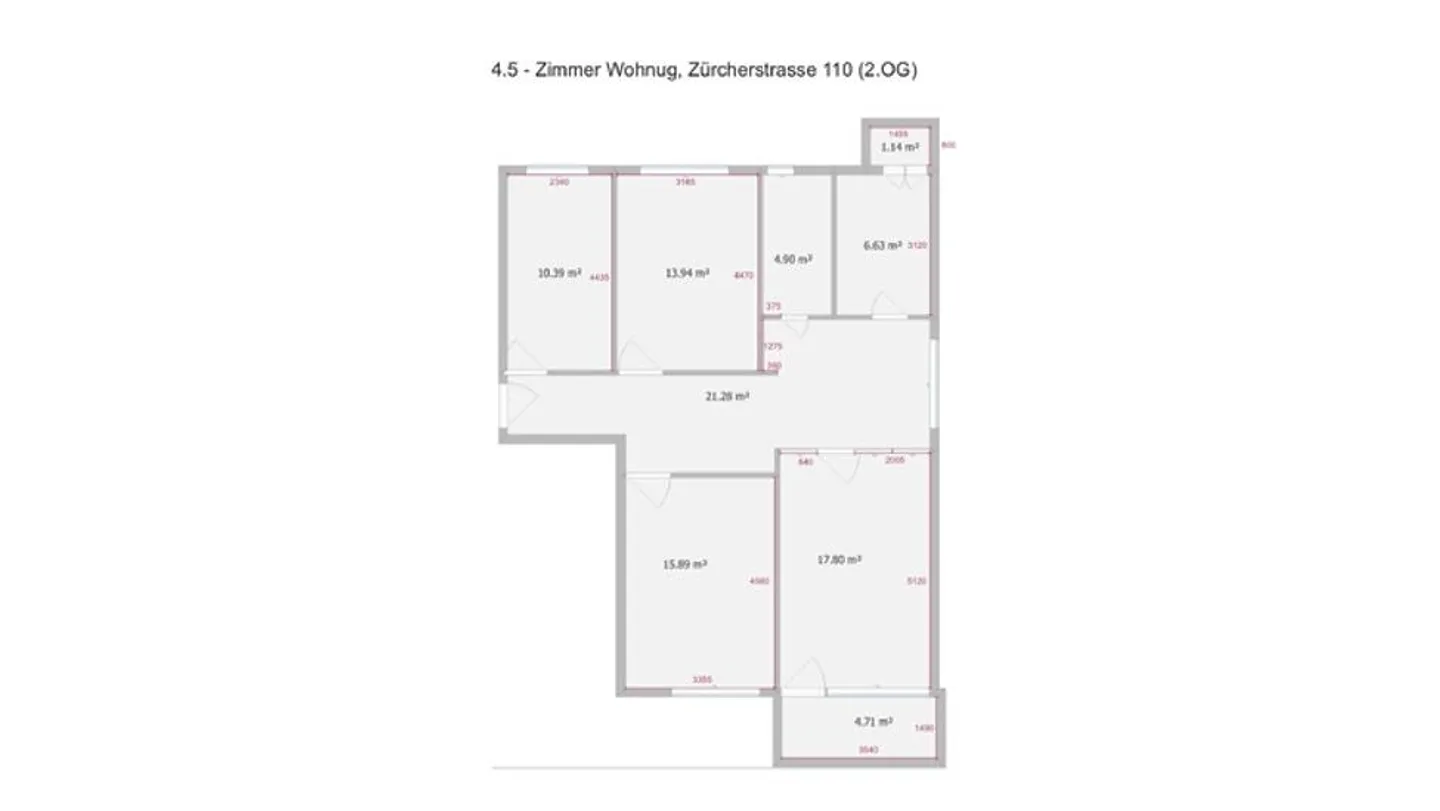 4½ room apartment in THALWIL (ZH), furnished, TEMPORARY - Photo 8 of 8