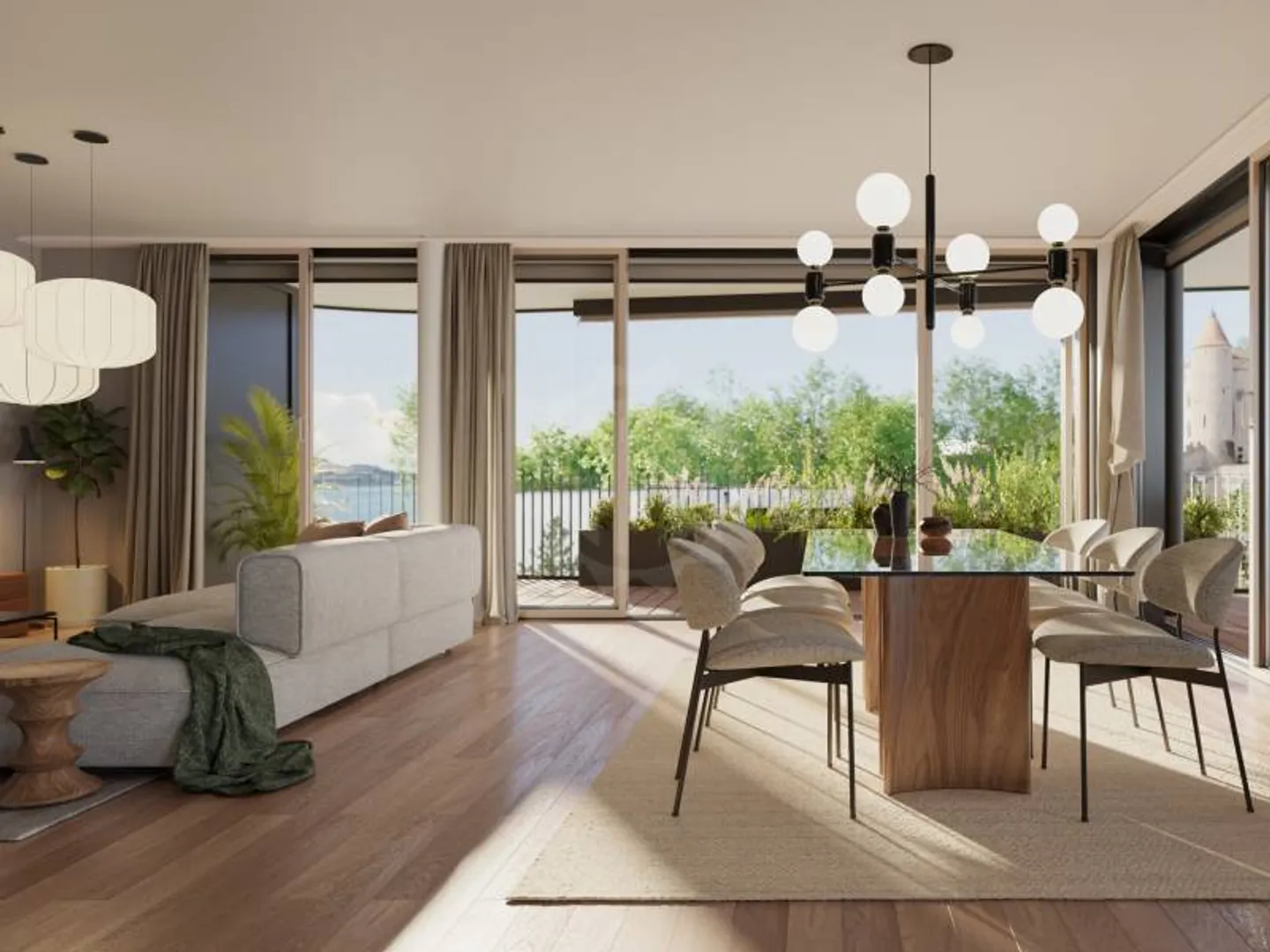 Spacieux appartement avec vue sur le Château de Grandson - Photo 1 sur 9