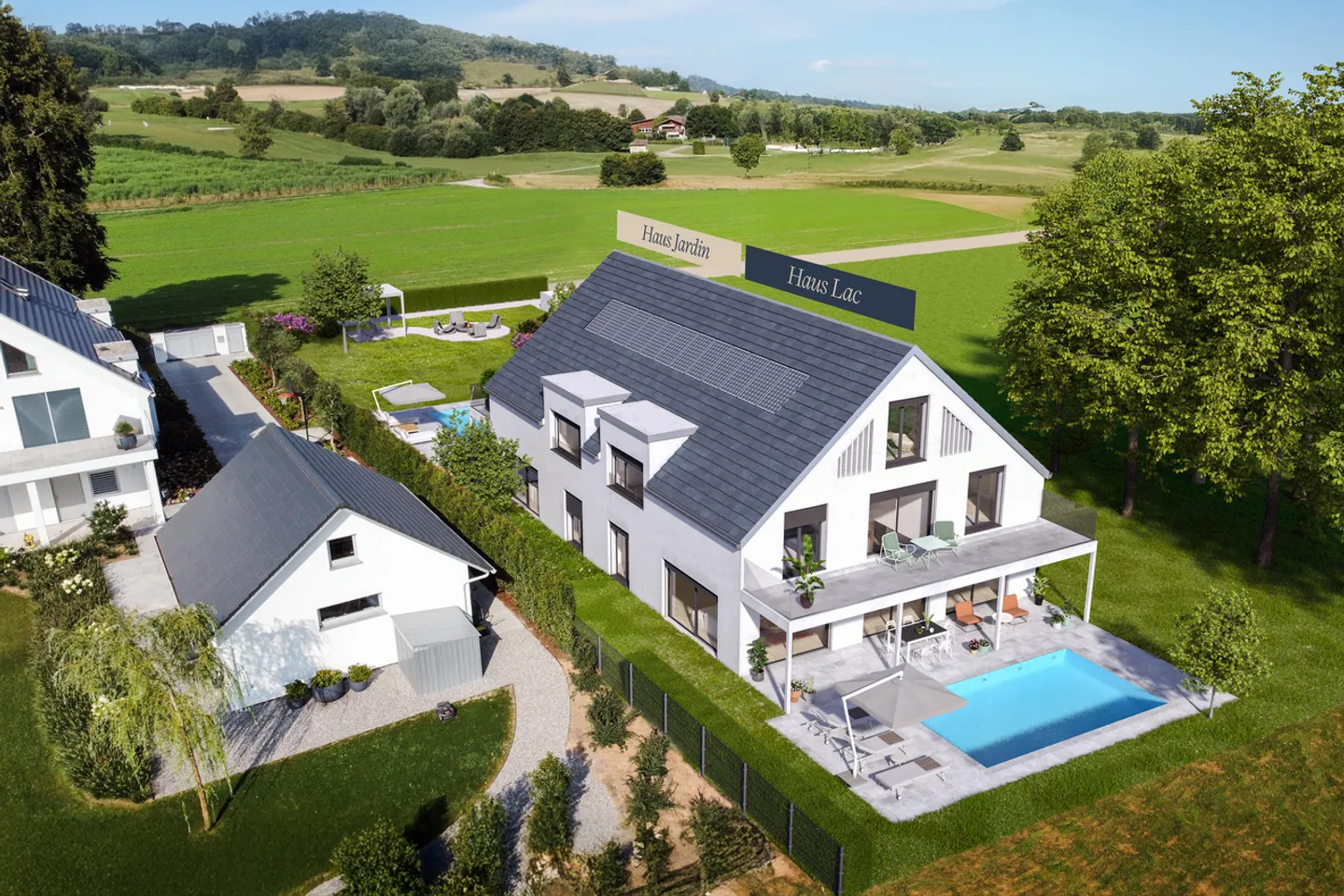 Neubauprojekt "EDEN" Doppelhaushälfte "Jardin" - Foto 7 di 10