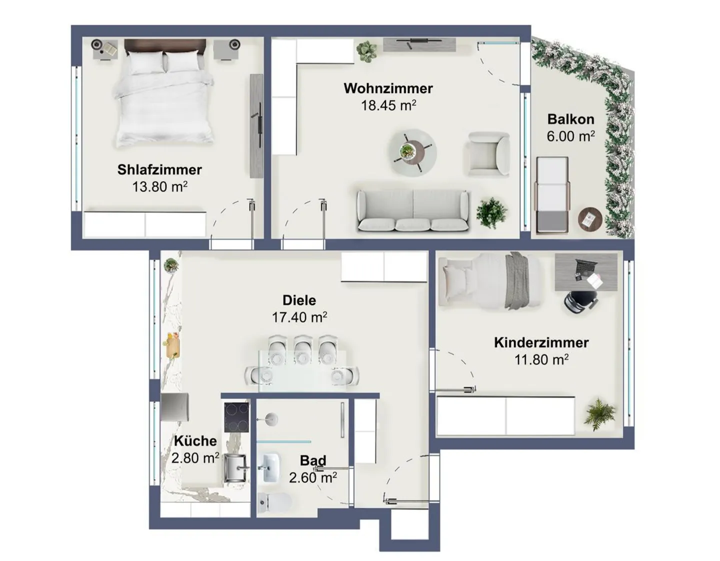 Charmant appartement 3.5 pièces - Photo 11 sur 11