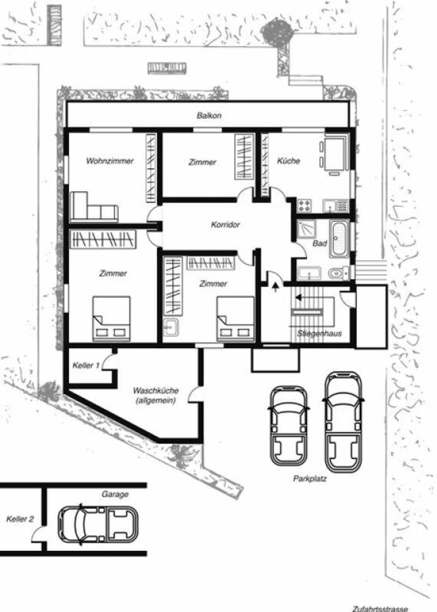 Schönegg sehr komfortable 4.5 Zimmerwohnung - Photo 2 sur 18