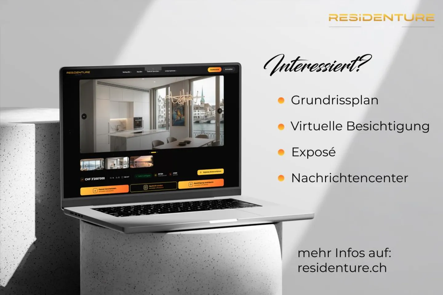 Stilvolle Maisonette mit Terrasse - Foto 4 von 14