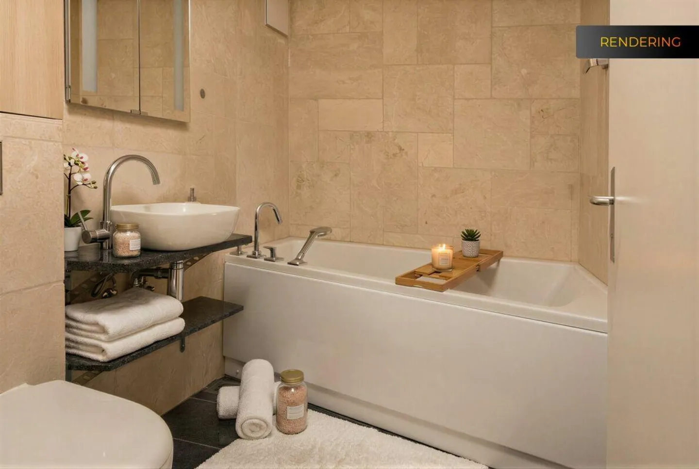 Stilvolle Maisonette mit Terrasse - Foto 9 von 14