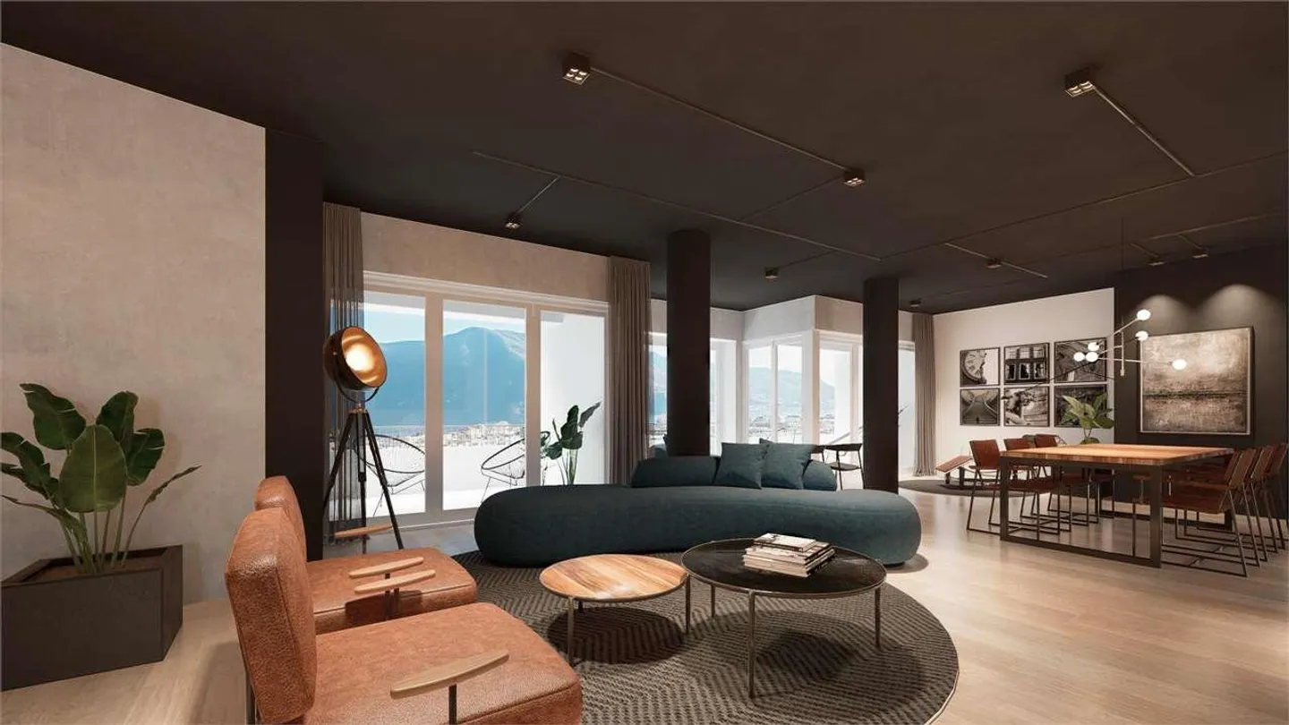 Lugano | Élégant appartement de 4,5 pièces rénové avec vue imprenable sur le lac - Photo 3 sur 5