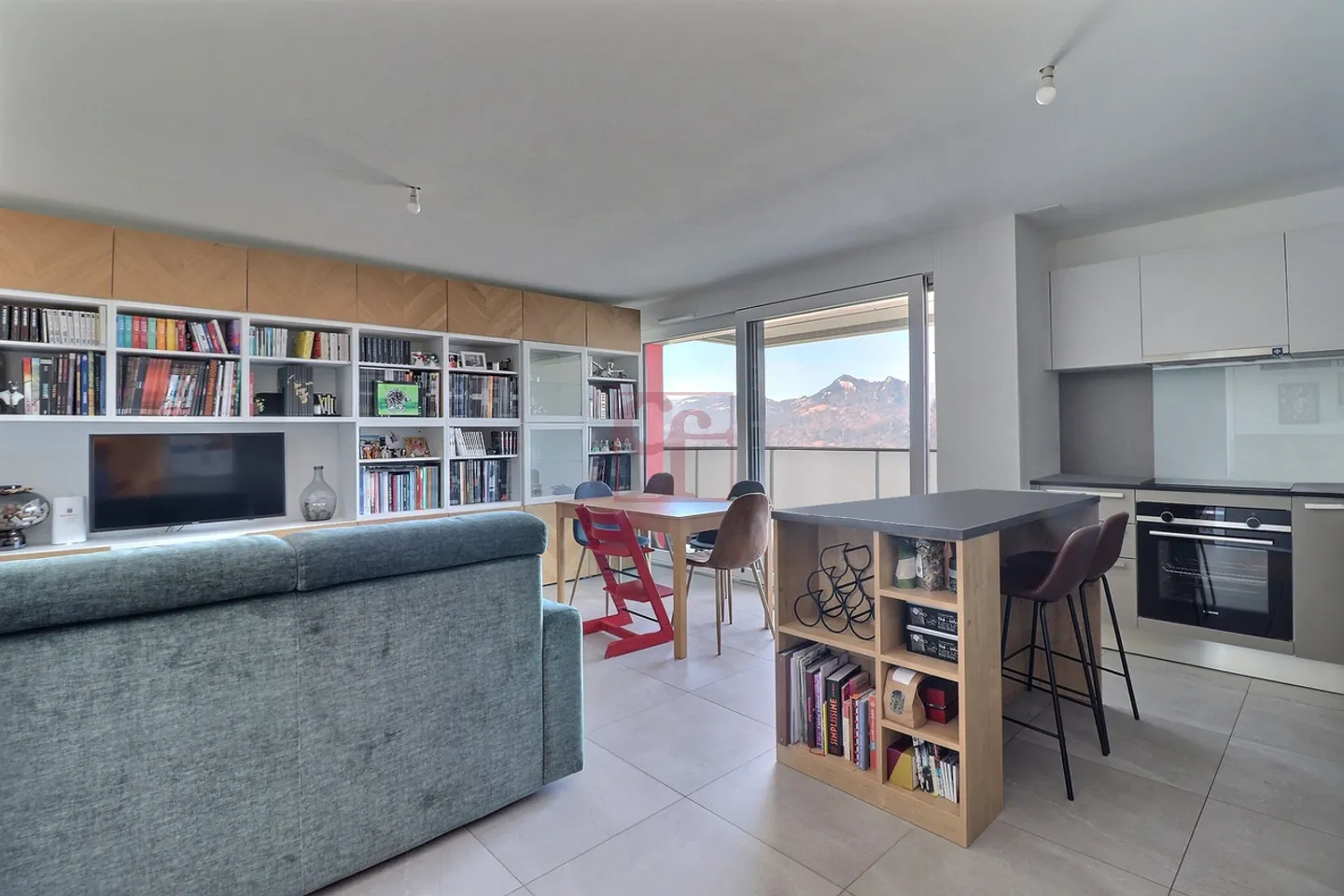 Bulle - Wunderschöne 4,5-Zimmer-Penthouse - Foto 3 von 13