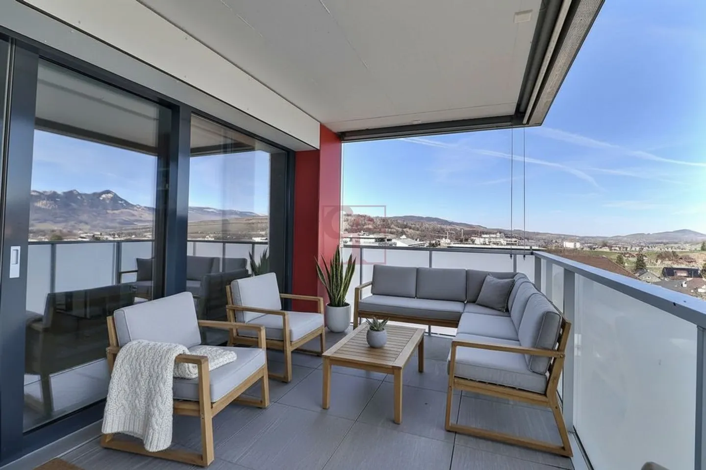 Bulle - Wunderschöne 4,5-Zimmer-Penthouse - Foto 1 von 13