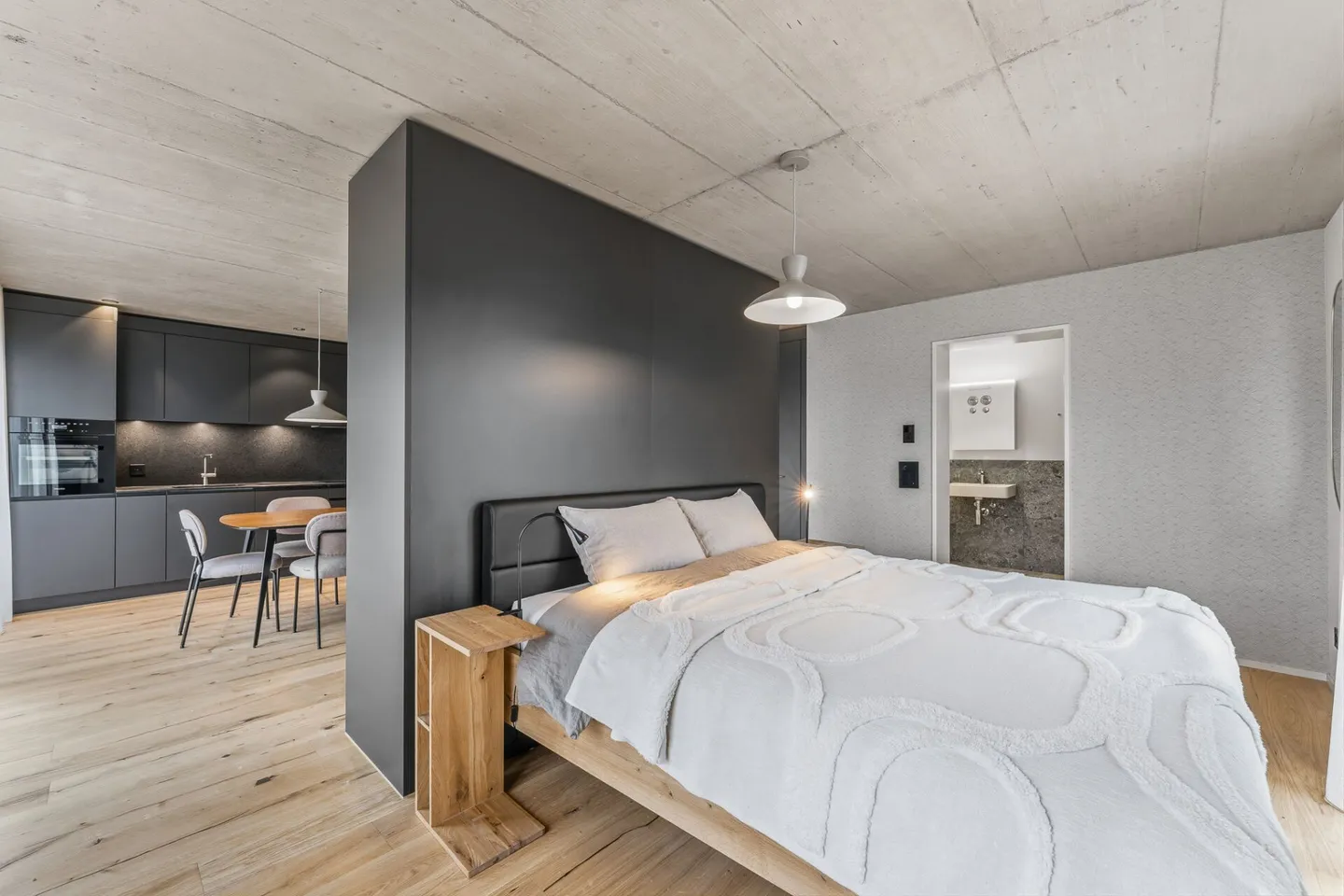 Appartement neuf meublé 1.5 pièces avec équipements de haute qualité - Photo 4 sur 8