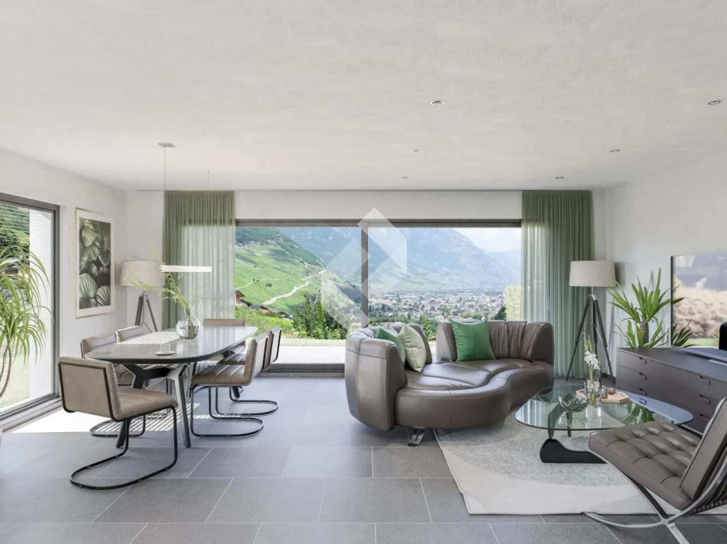 Reihenhaus-Villa mit 4,5 Zimmern und atemberaubendem Blick - Foto 5 von 9