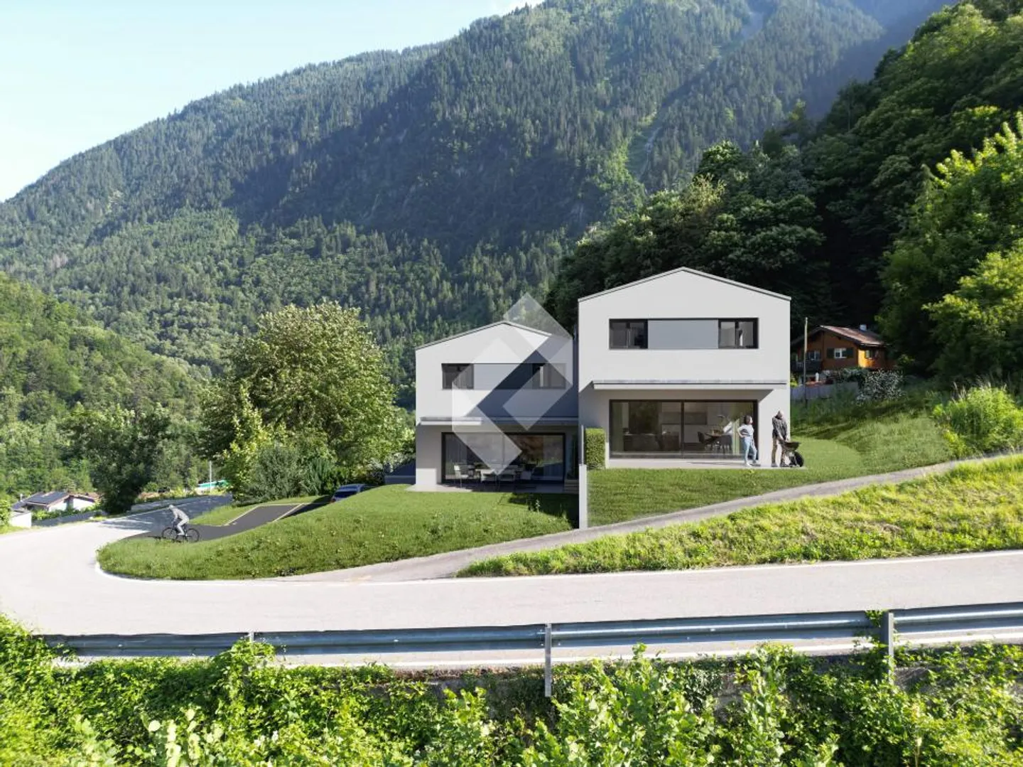 Reihenhaus-Villa mit 4,5 Zimmern und atemberaubendem Blick - Foto 3 von 9