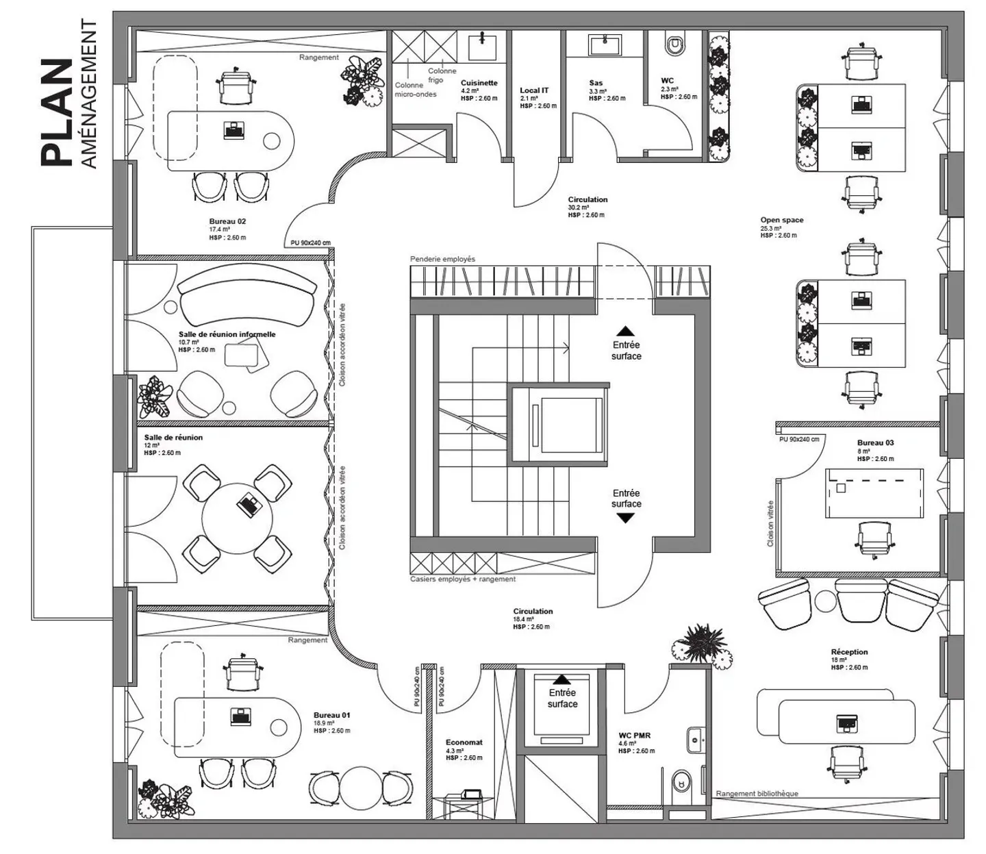 Belles surfaces à louer à Malagnou - Photo 13 sur 13