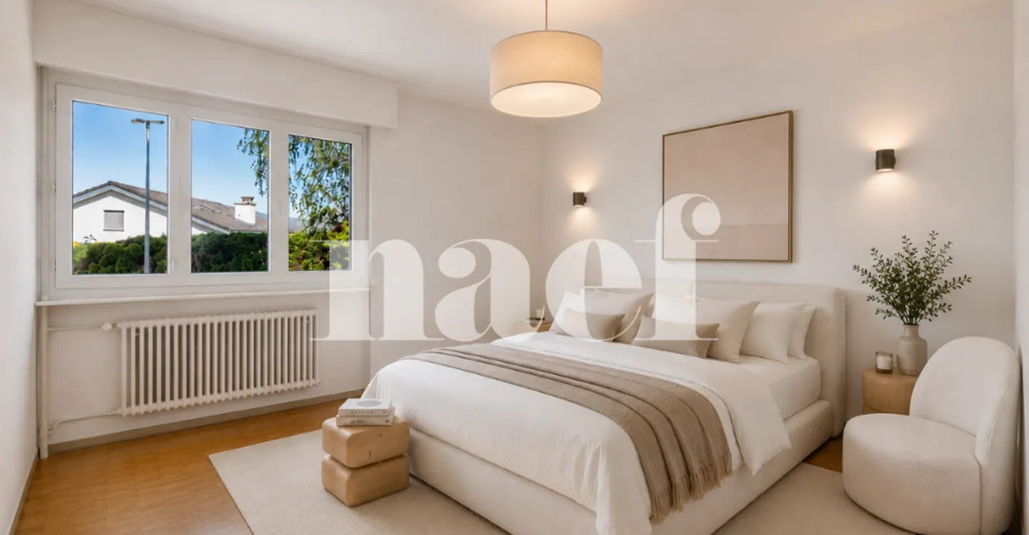 Exclusive! Spacious 3.5-room apartment with balcony and unobstructed view of the lake for sale in Chernex / Montreux - Photo 7 of 8