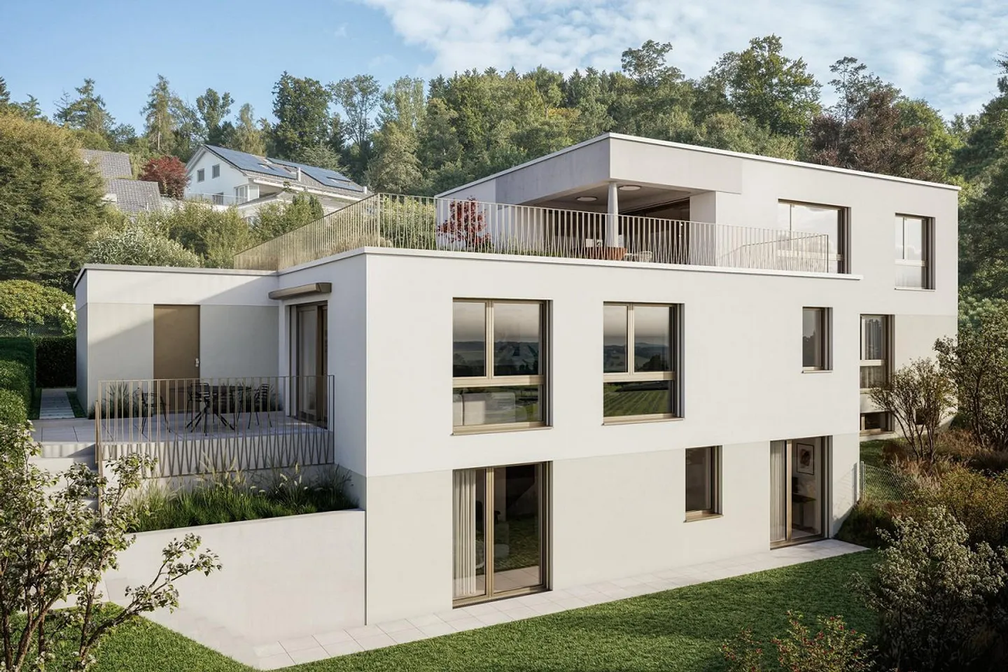 Exclusive new 3.5-room apartment in the best hillside location in Widen - Photo 2 of 8