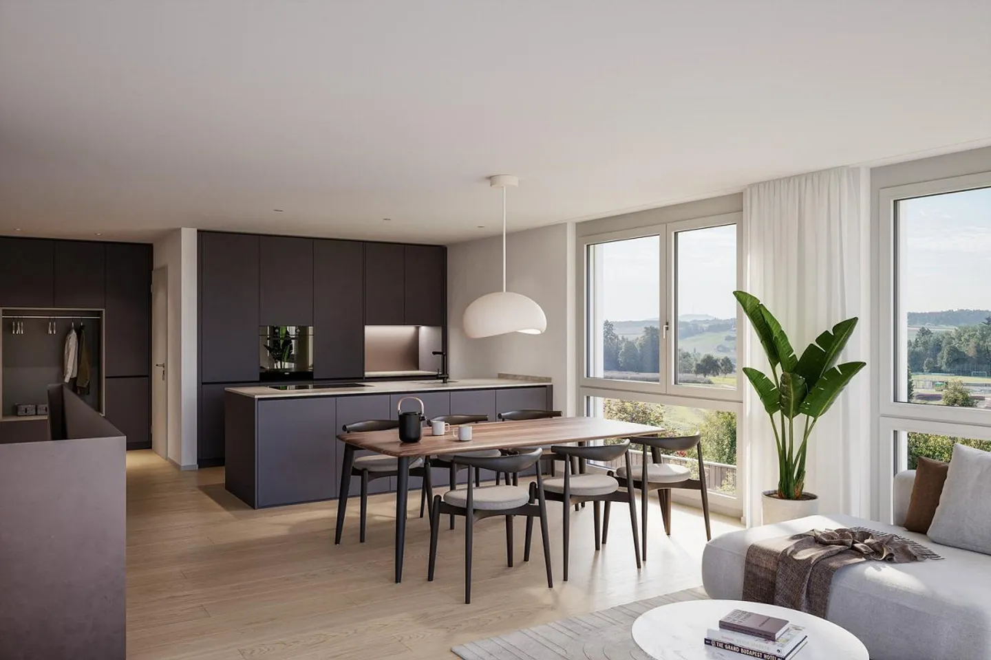 Exclusive new 3.5-room apartment in the best hillside location in Widen - Photo 4 of 8