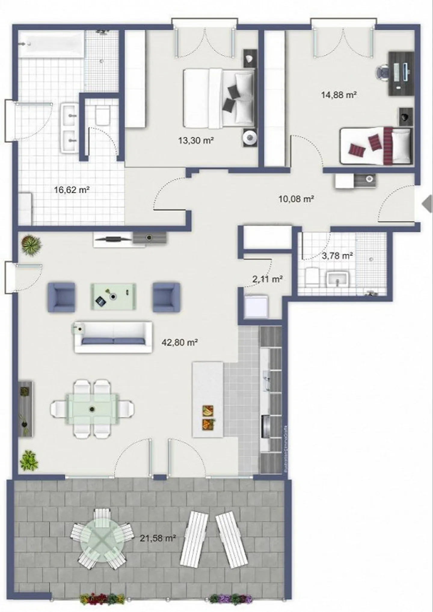 Moderne Wohnung der Sonderklasse! - Foto 6 von 6