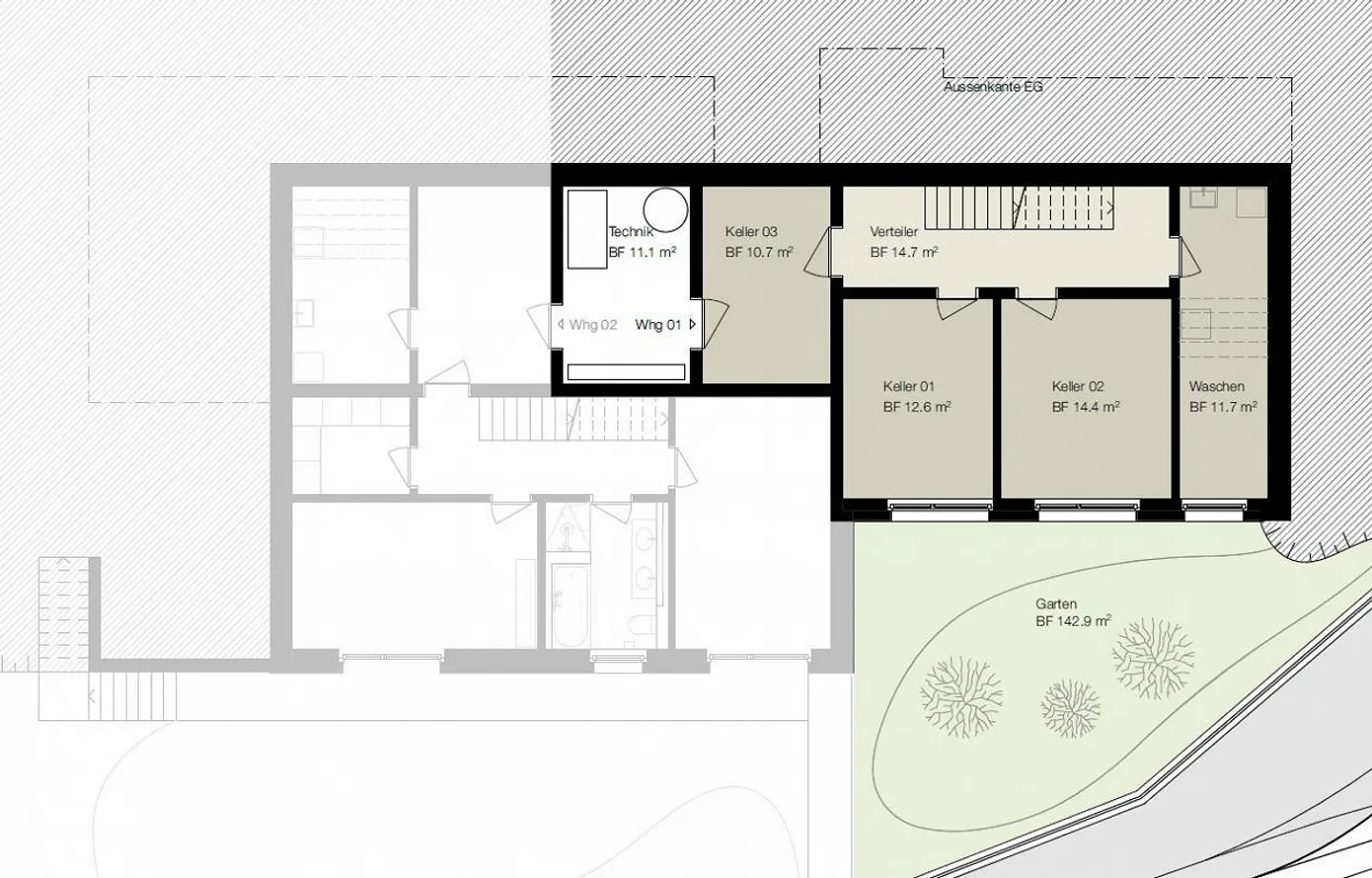 Exclusive new 4.5-room penthouse apartment in the best hillside location in Widen - Photo 7 of 9