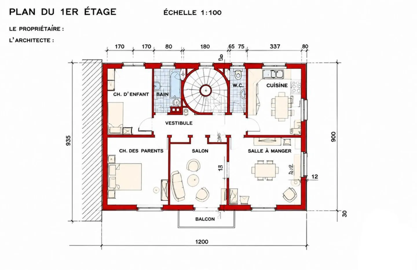 Bâtiment avec 2 appartements, un espace commercial - 2 chambres - 2 places de parking et un garage/terrasse au centre du village - Photo 2 sur 13