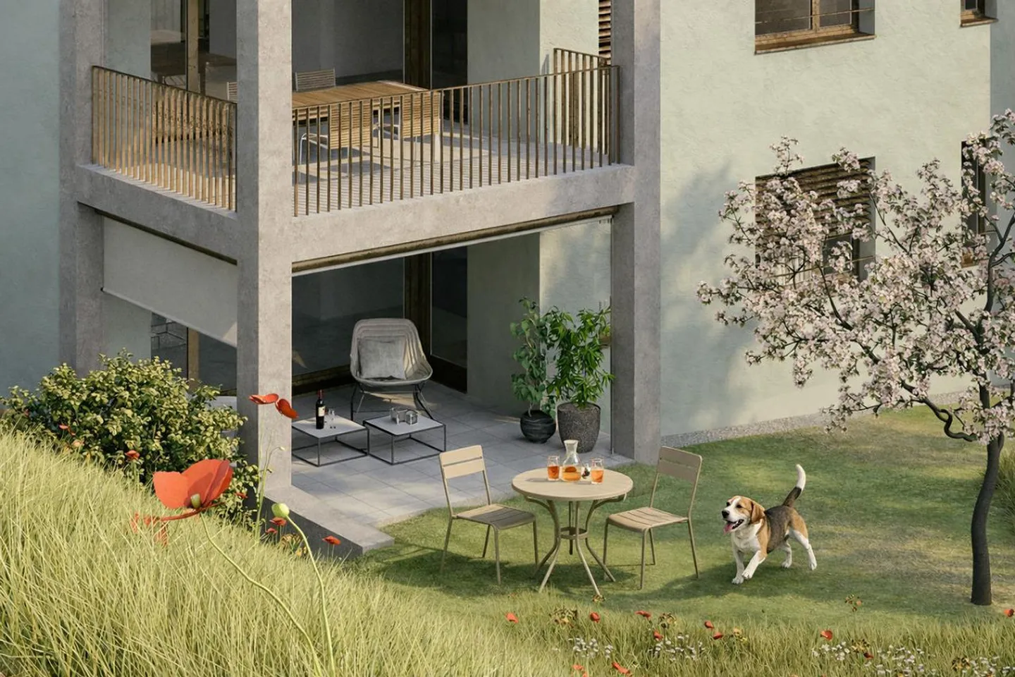 Charmante Gartenwohnung - Foto 1 von 9