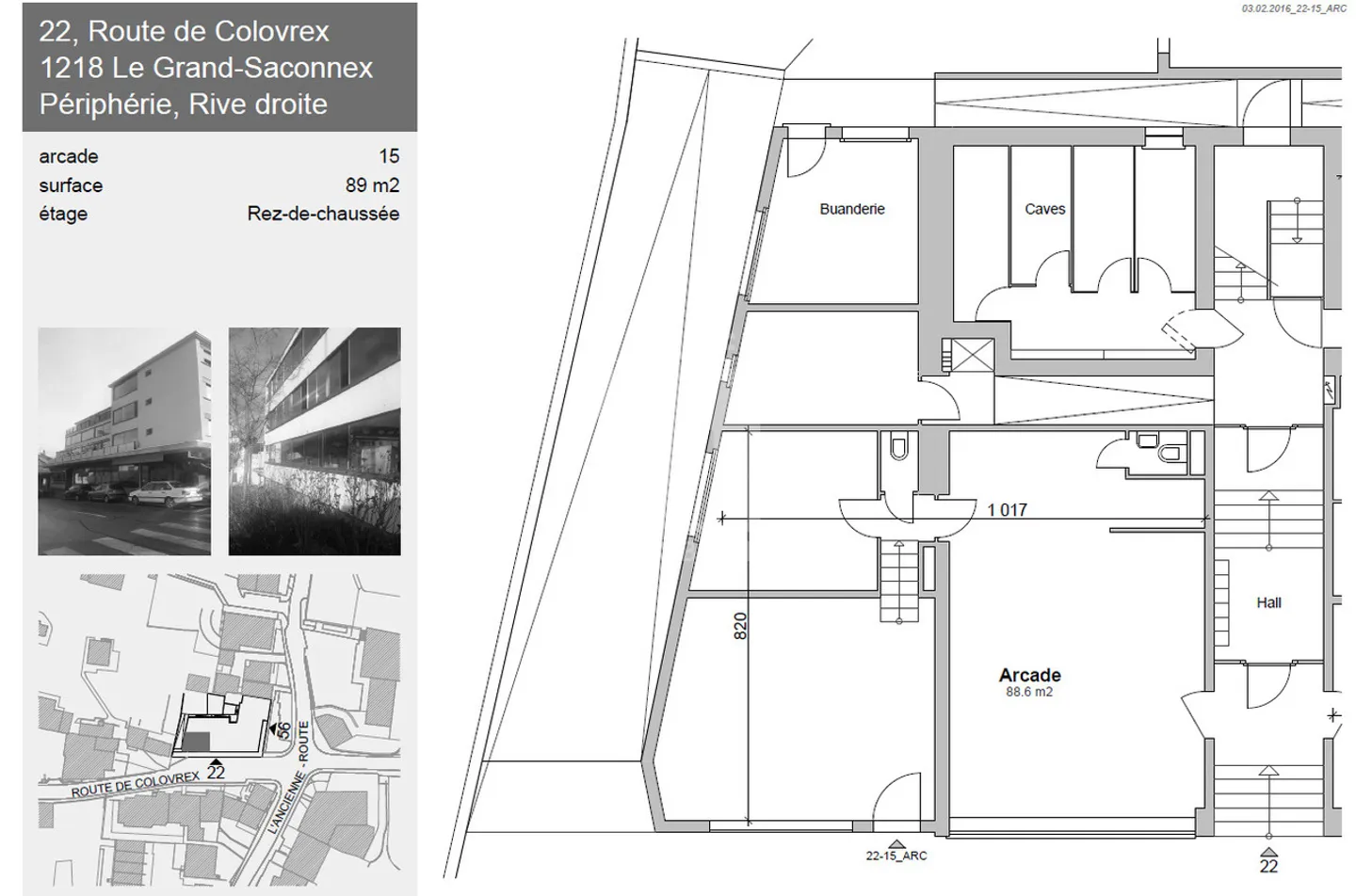 Arcade / Offices of approximately 89 m² on the ground floor - Photo 5 of 5