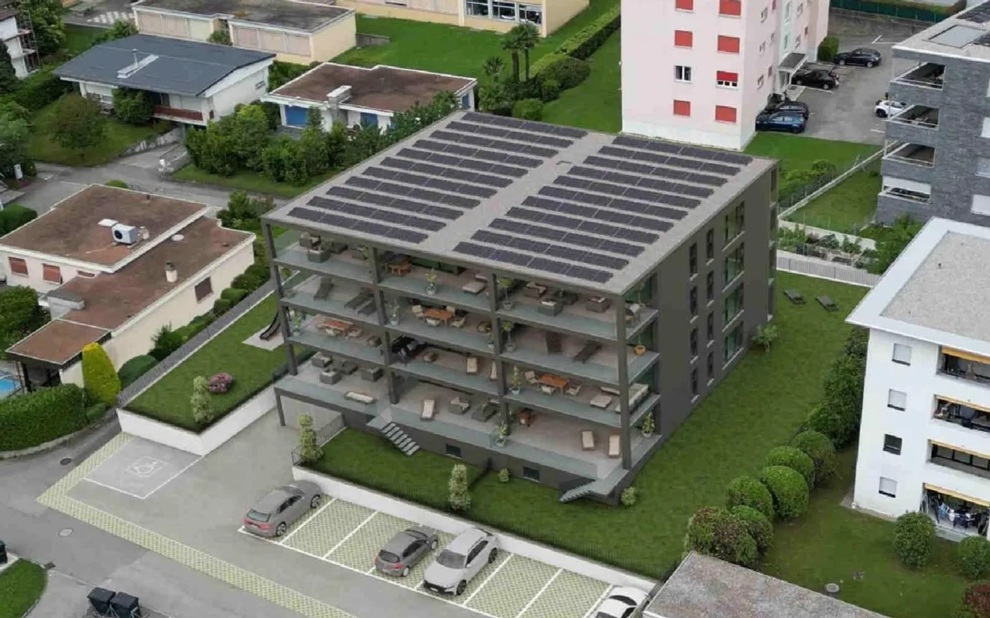 3763 ULTIMO - APPARTEMENT AVEC JARDIN 4.5 CHAMBRES DANS UN ENDROIT CALME - Photo 3 sur 13