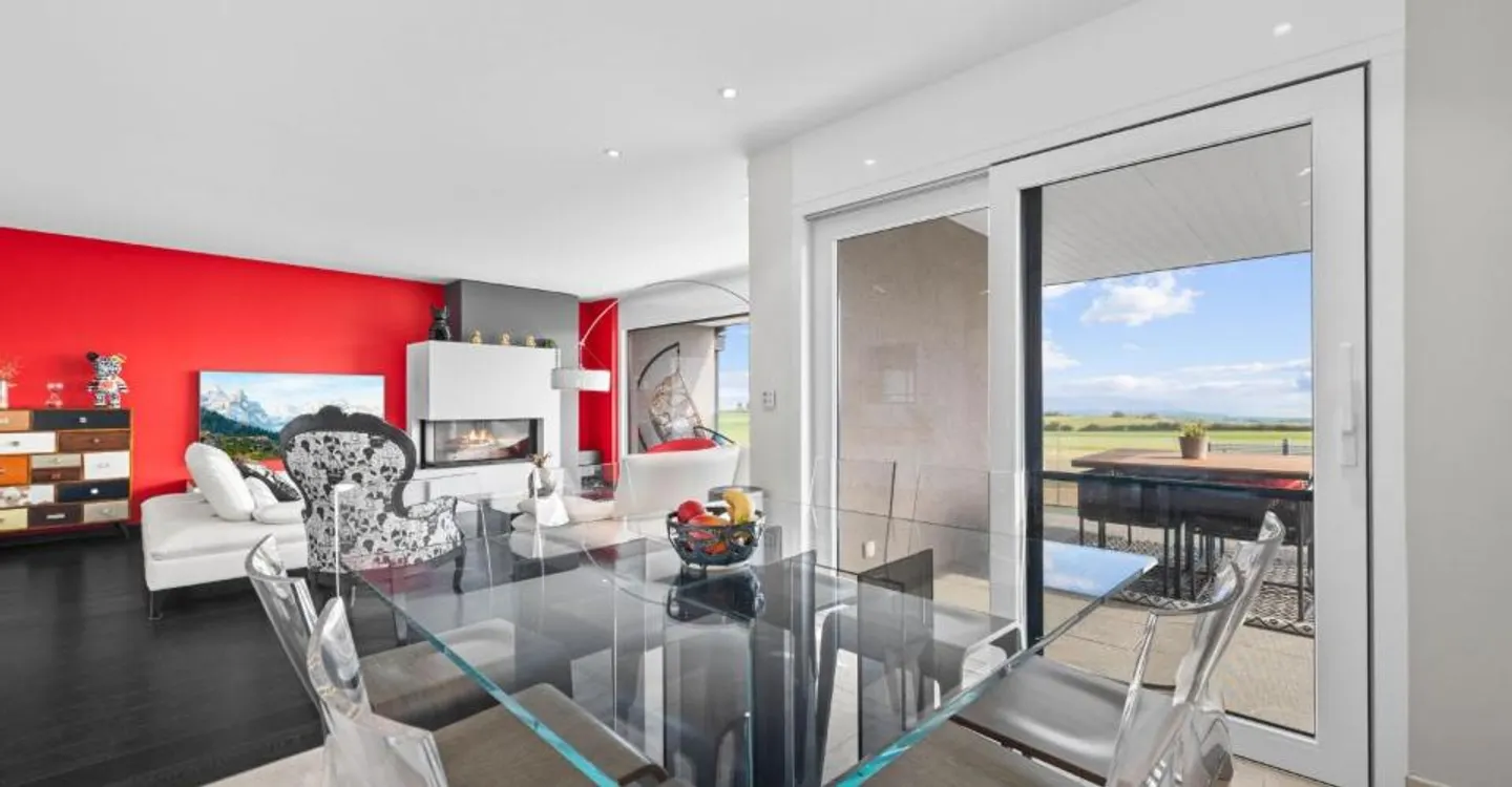 Villa contemporaine avec vue panoramique sur le Léman et les Alpes - Photo 6 of 13