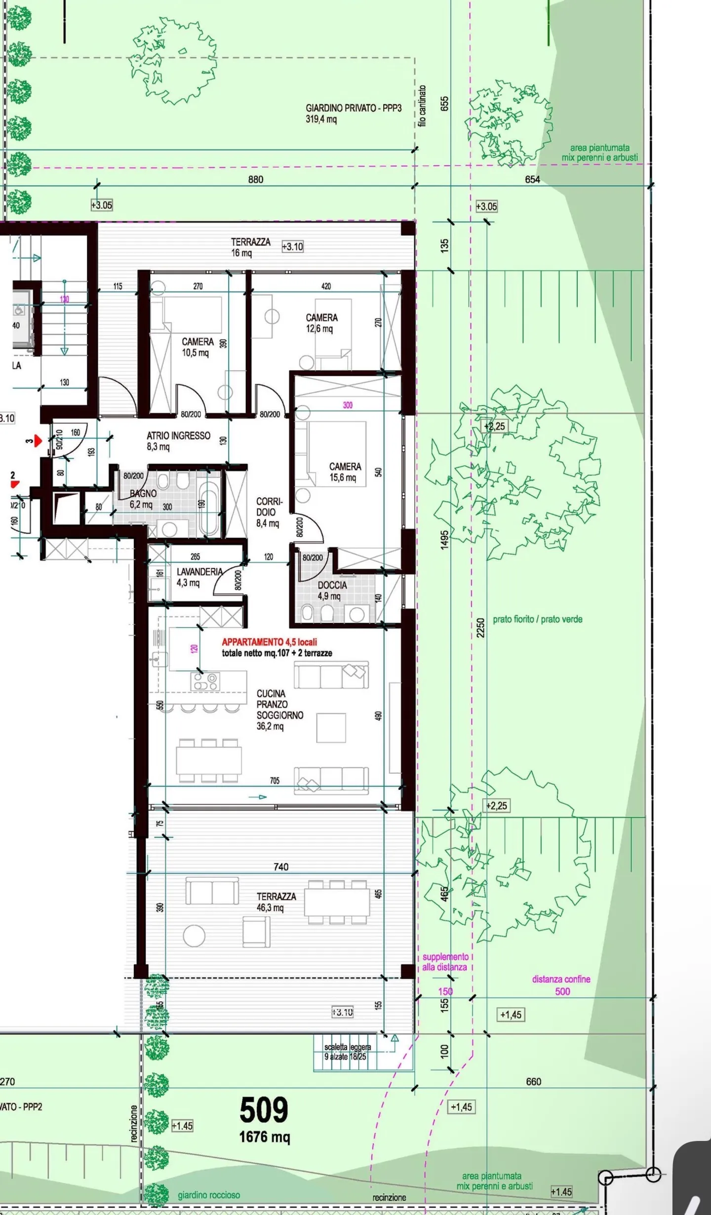 3763 ULTIMO - APPARTEMENT AVEC JARDIN 4.5 CHAMBRES DANS UN ENDROIT CALME - Photo 11 sur 13