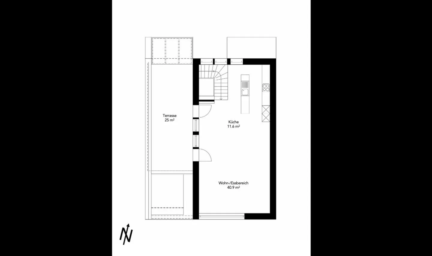 Vie urbaine sur deux niveaux – Spacieux appartement en attique en duplex - Photo 13 sur 13