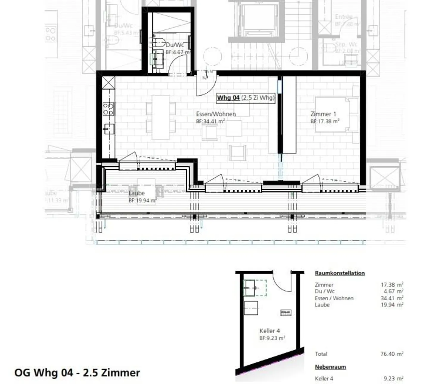 Appartement moderne de 2,5 pièces à Lufingen (Augwil) à louer - Proche de l'aéroport de Kloten - Photo 7 sur 7