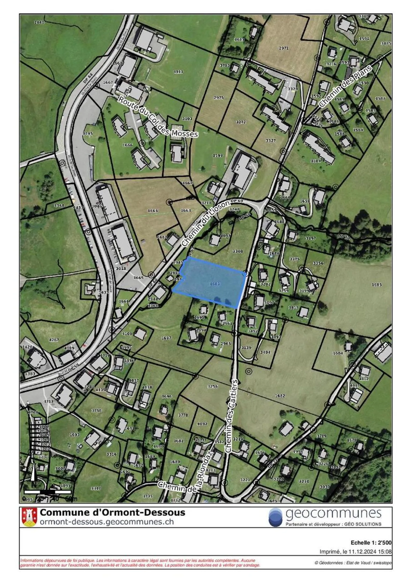 Building plot in Les Mosses - Photo 1 of 4