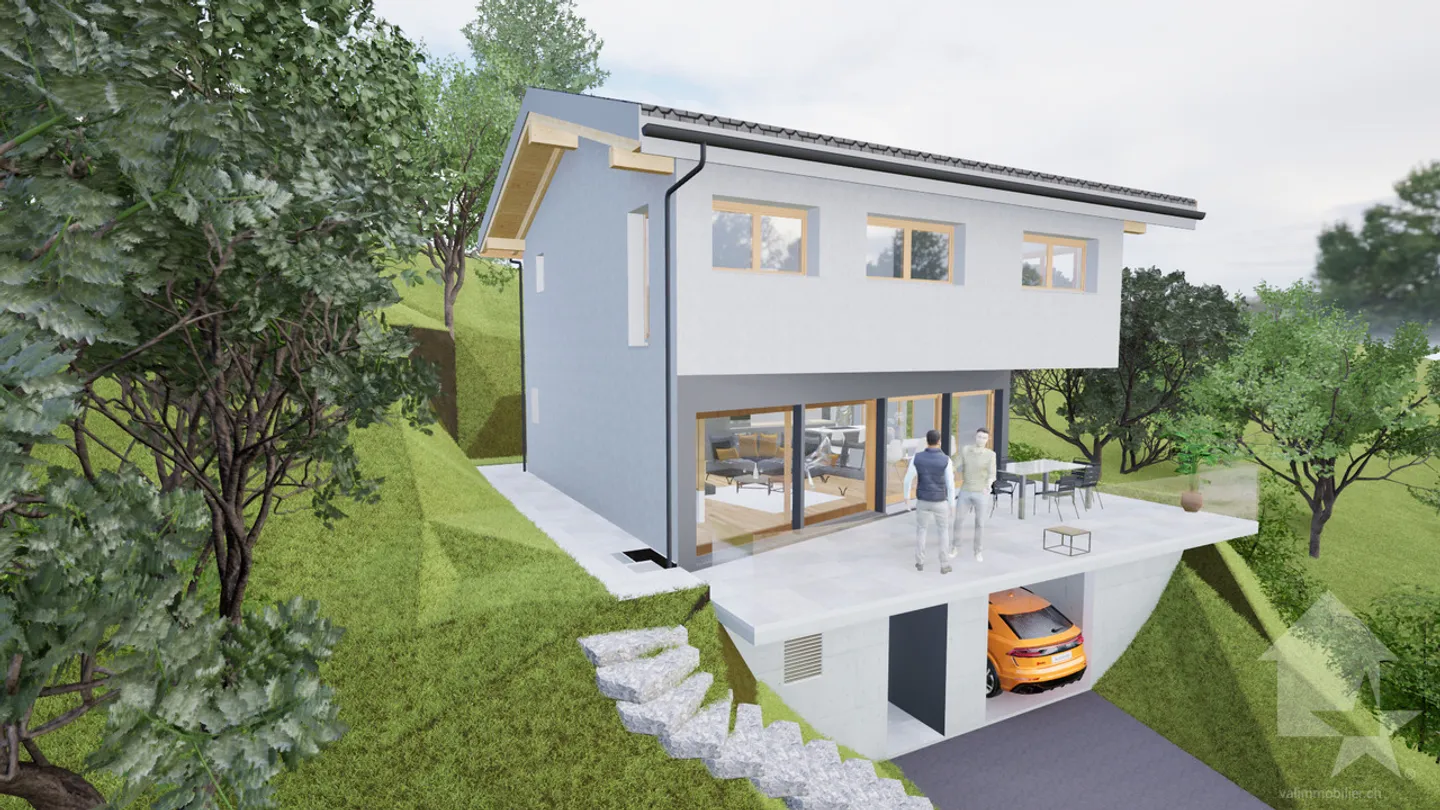 «Magnifica villa di 4,5 stanze da costruire» - Foto 1 di 5