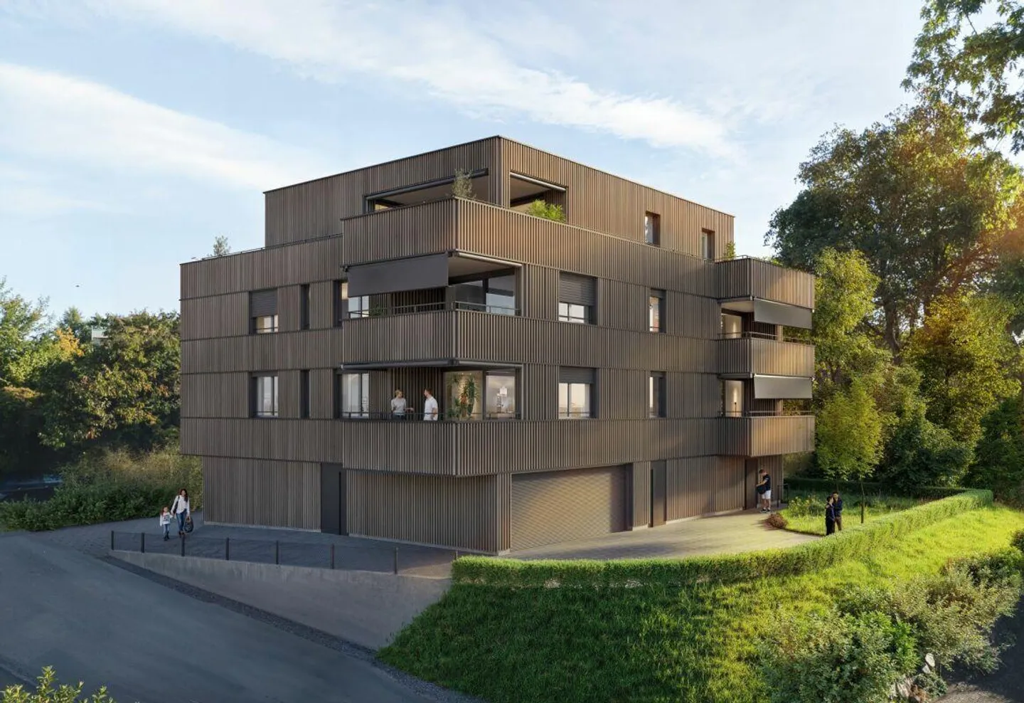 Last available 3.5-room apartment in the new construction project BLICKFANG just before construction start - Photo 1 of 7