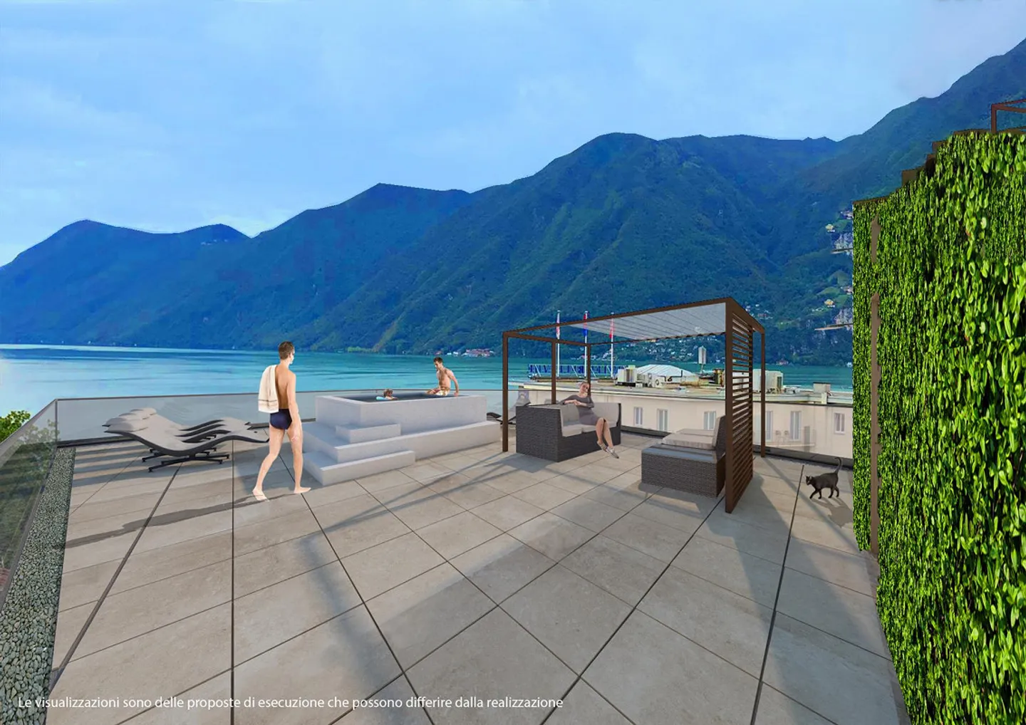 Centro città Lugano - Torre di Eva appartamento di lusso - Foto 7 di 9