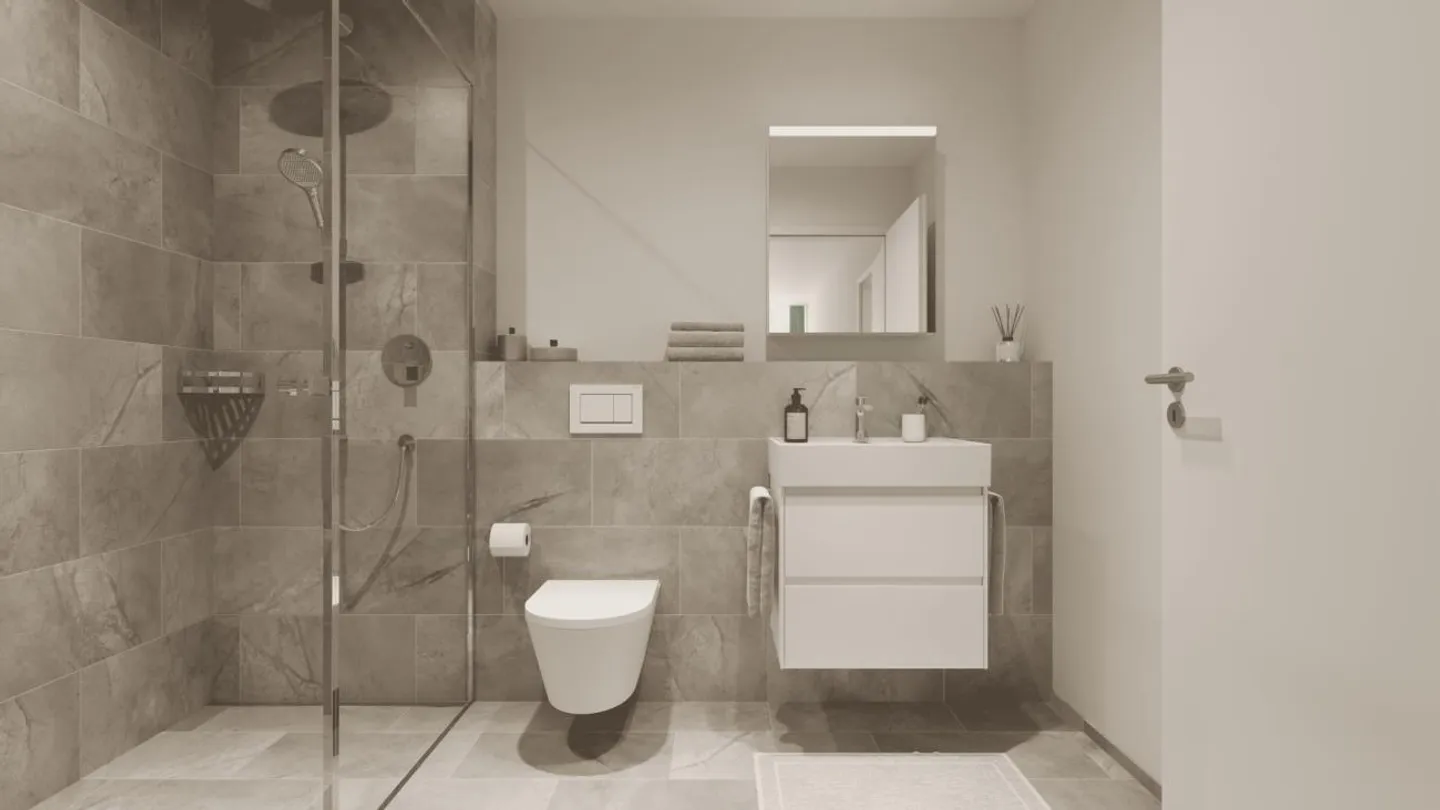 Last available 3.5-room apartment in the new construction project BLICKFANG just before construction start - Photo 6 of 7