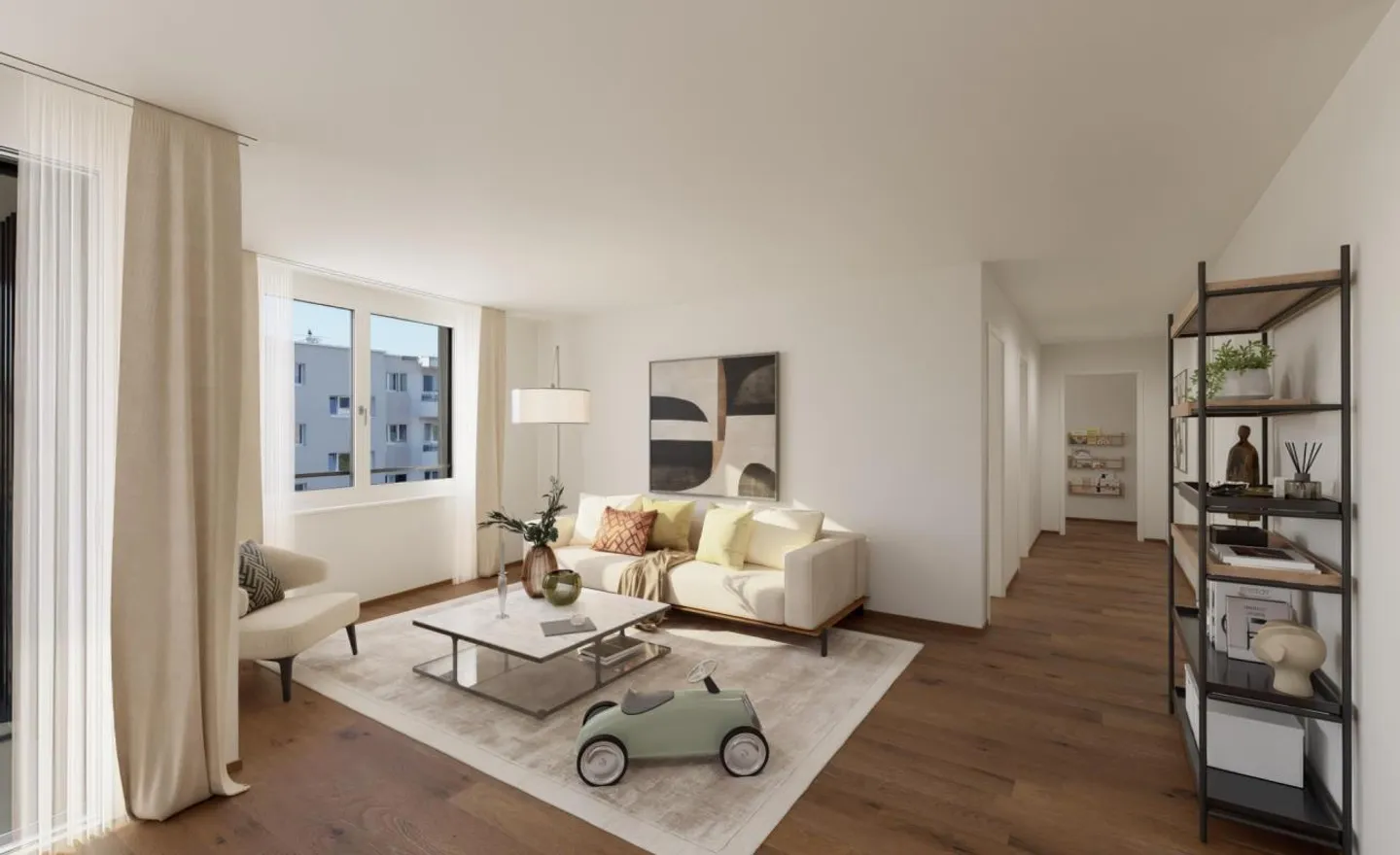 Last available 3.5-room apartment in the new construction project BLICKFANG just before construction start - Photo 7 of 7