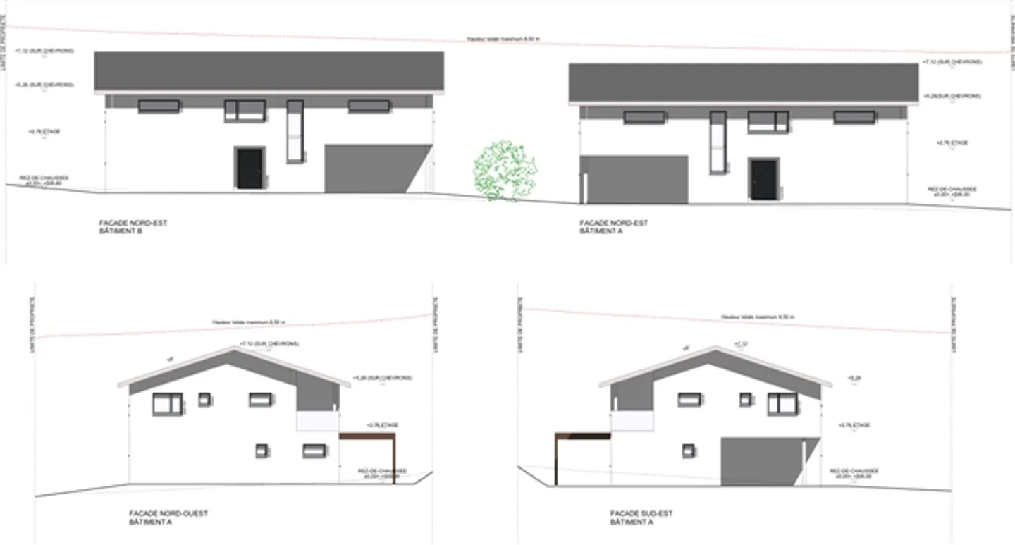 Terrain avec 6 nouveaux appartements à Vesin - Photo 6 sur 7