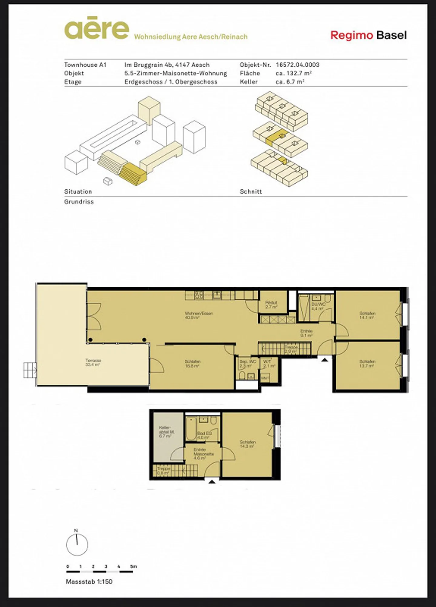 5.5 Zi. Neubau Maisonette - Foto 8 von 11