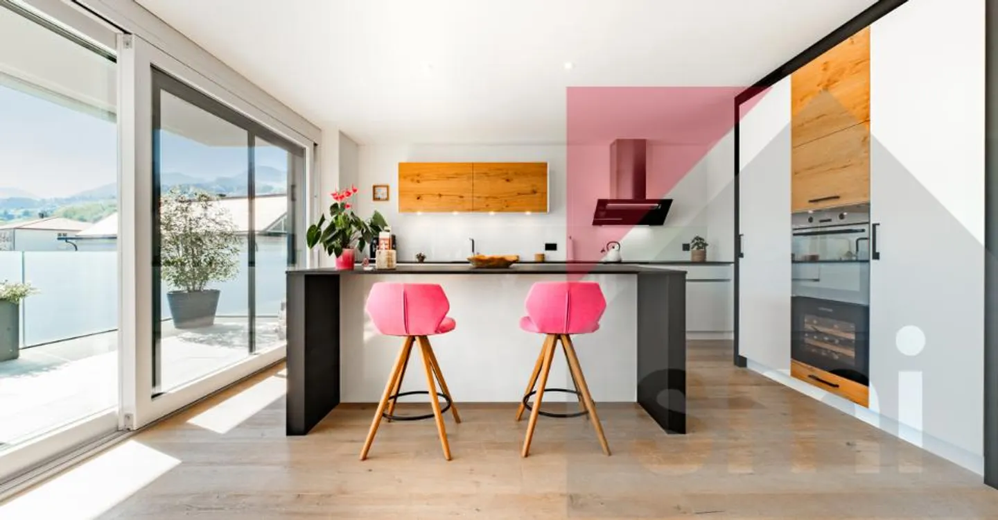 Superb penthouse of 157m2 at Pâquier 75m2 terrace - breathtaking view - Photo 3 of 12