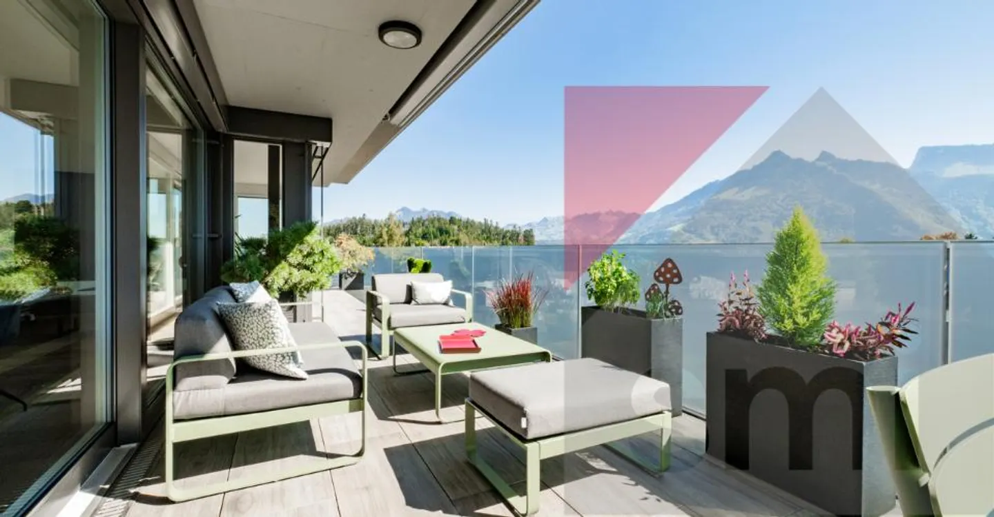 Superb penthouse of 157m2 at Pâquier 75m2 terrace - breathtaking view - Photo 1 of 12