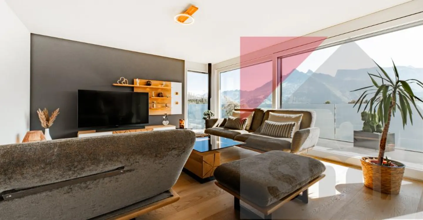 Superb penthouse of 157m2 at Pâquier 75m2 terrace - breathtaking view - Photo 5 of 12