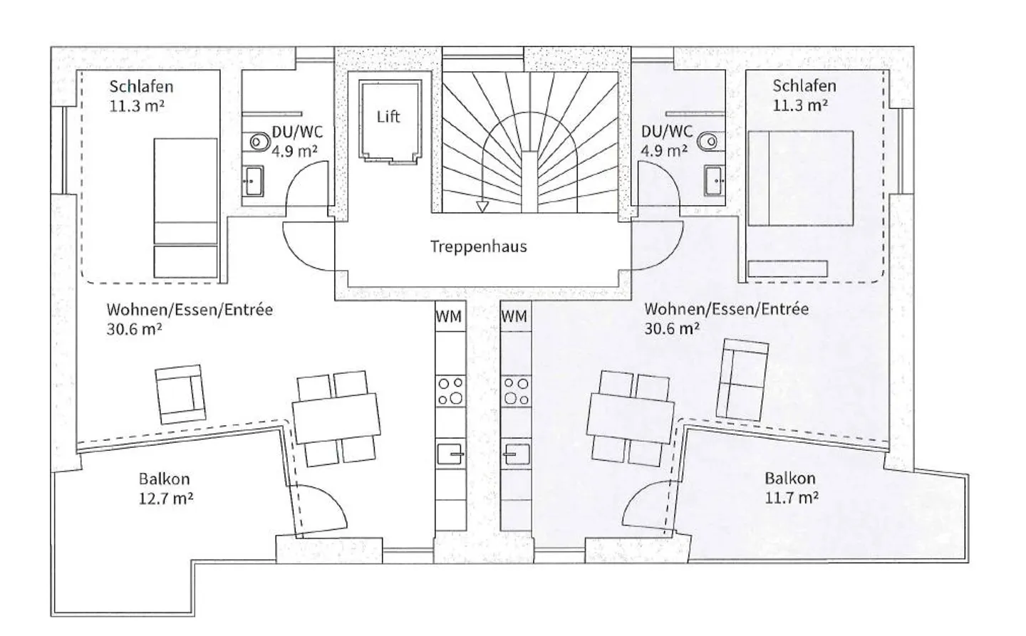 Appartement en open-space avec une belle vue sur la montagne - Photo 6 sur 6