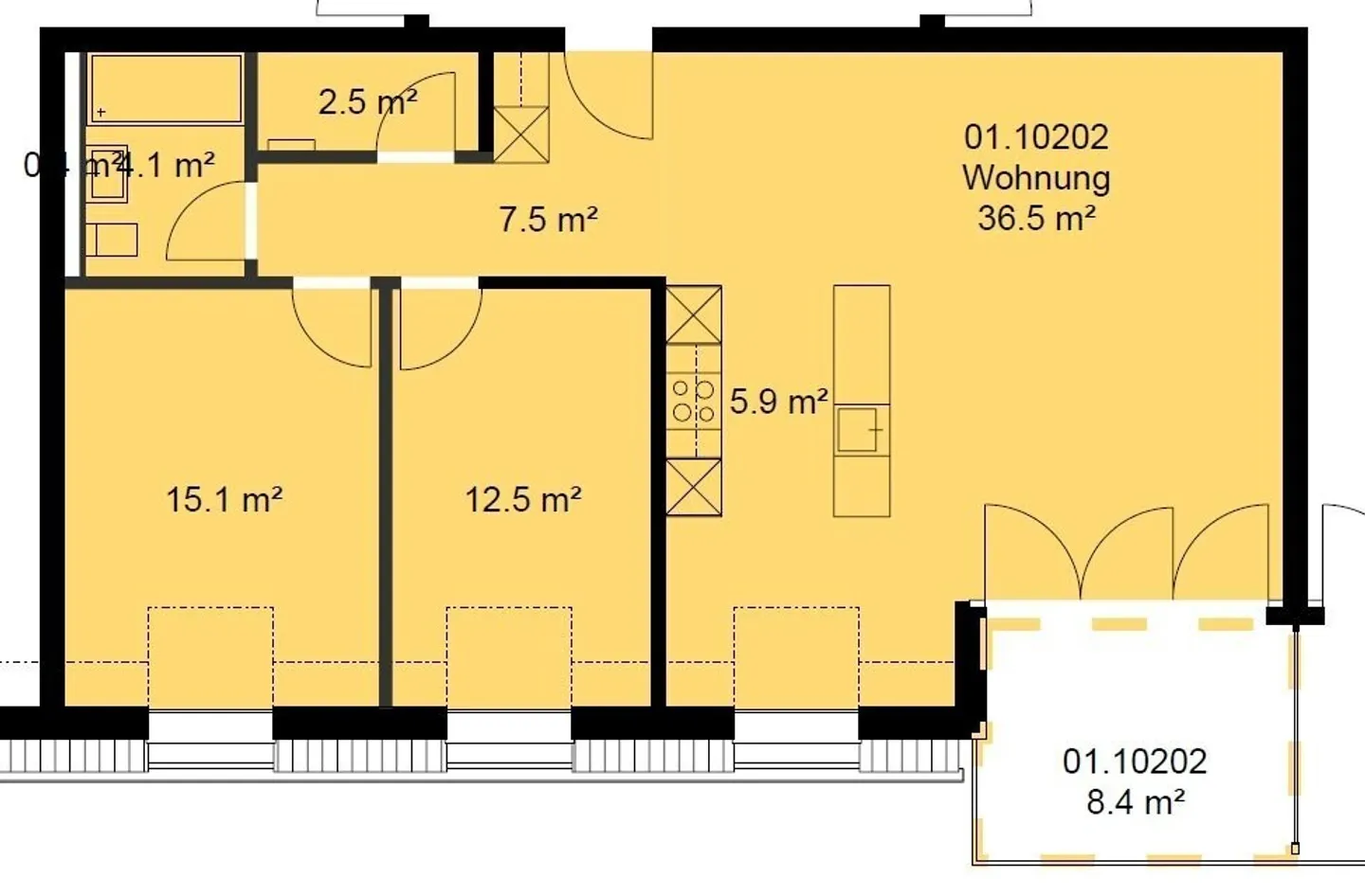 Wohnung mieten - Foto 6 von 7