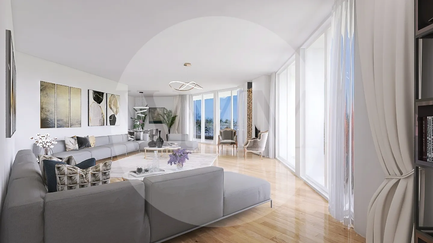 Penthouse avec Terrasse et Vue sur le Lac - Photo 2 sur 13