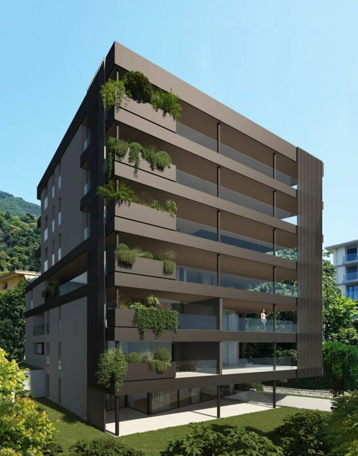 ZU VERKAUFEN IN LOCARNO - NEUE 2.5 ZIMMERWOHNUNG IM 2. STOCK - Foto 7 von 14